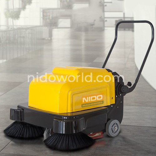Walk behind Battery Operated Sweeper - Industrial Cleaning