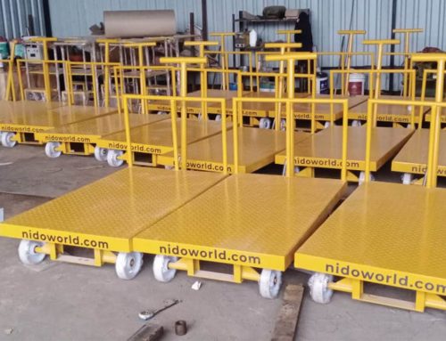 Customized Platform Hand Trolleys designed for a FMCG Company