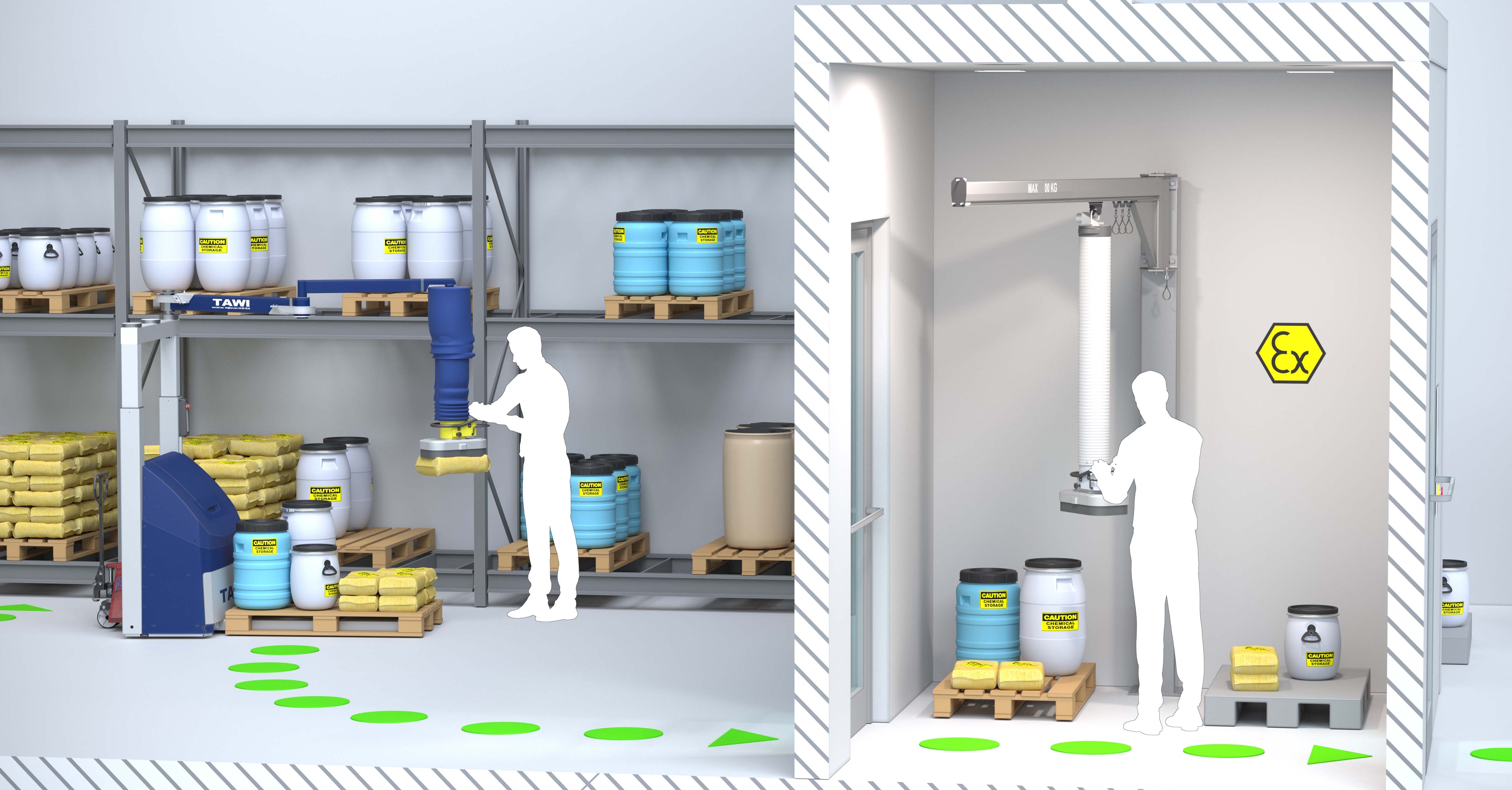 Chemical lifting solutions