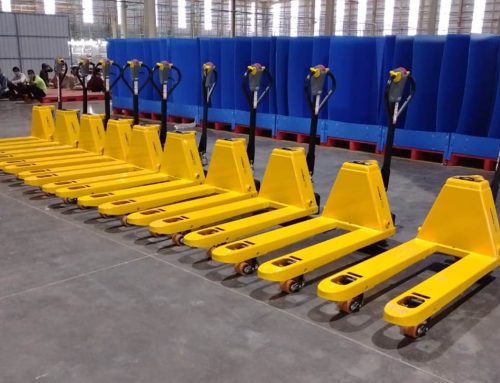 Bulk Supply of Semi Electric Pallet Truck to a Big E-commerce Company