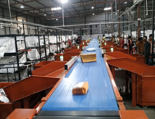 Automating Parcel Sorting with Swing Arm Sorter in a Logistics Hub