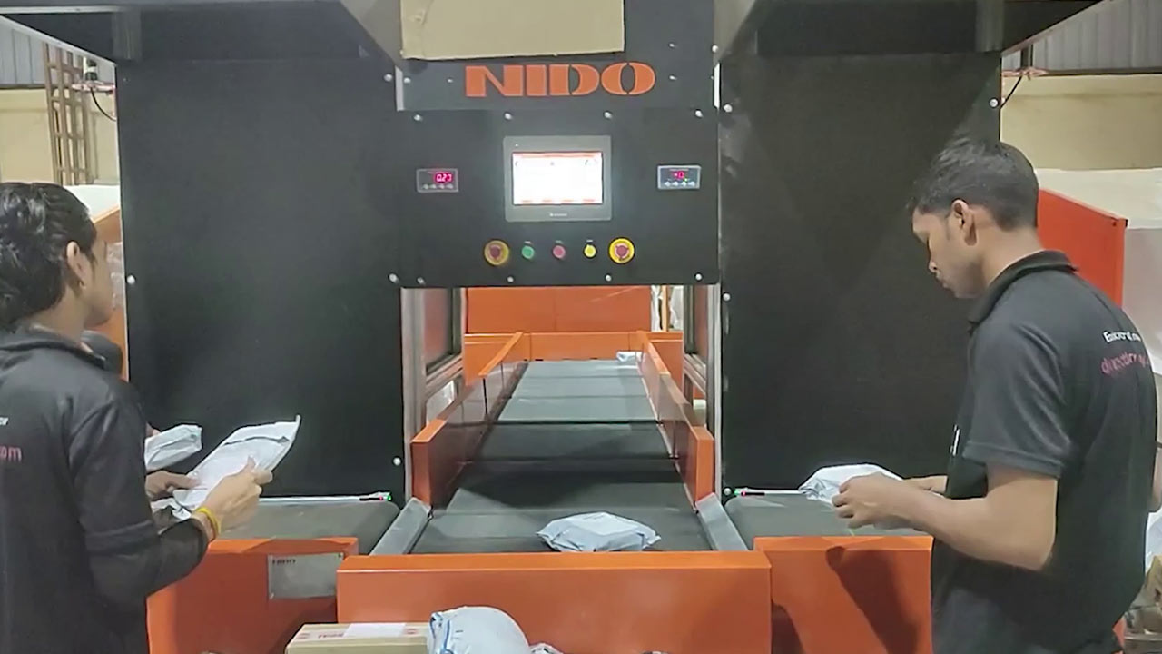 DENEB Dual Induction 8 Way Carriage Belt Sorter
