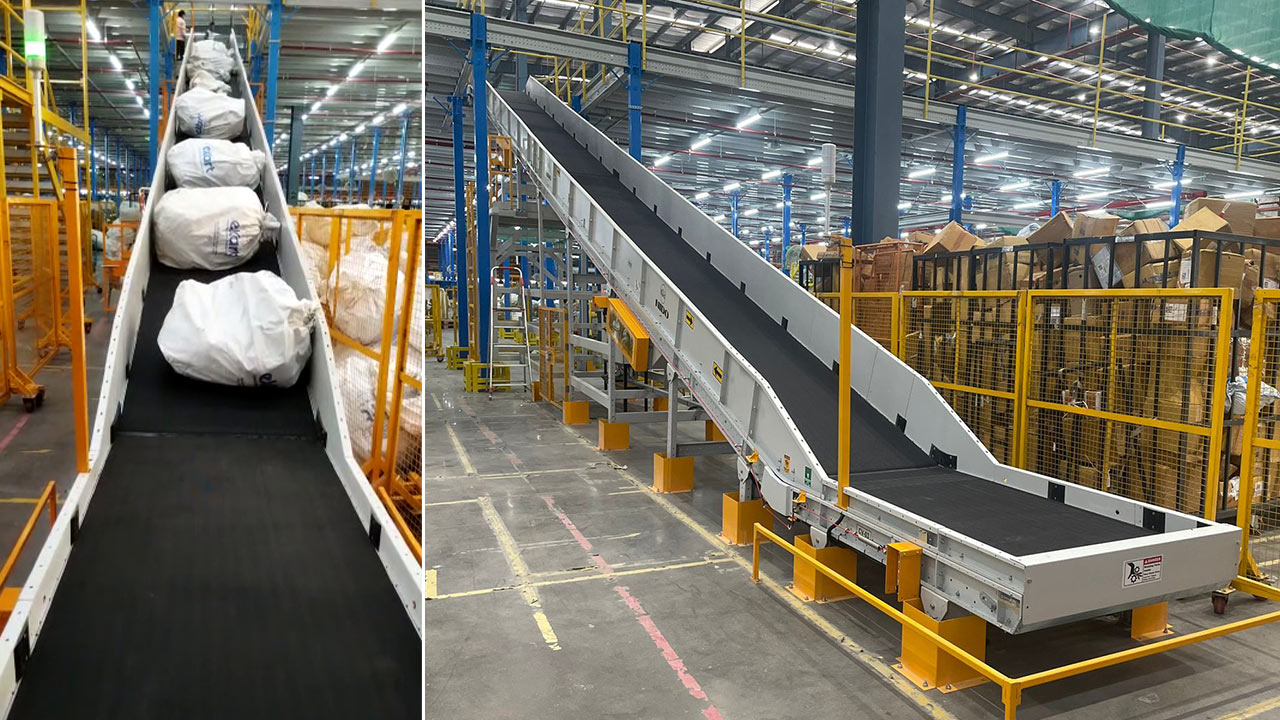Gooseneck Inclined Conveyor
