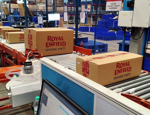 Unit Load Packing Line With Auto Scanning, Labeling & Strapping